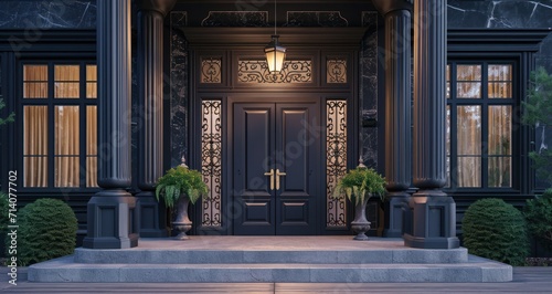 door to main entrance, entryways, and porches