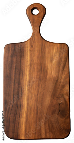 Wooden cutting board isolated.