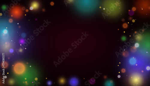 Fototapeta Naklejka Na Ścianę i Meble -  Bokeh light effect with lots of shiny shimmering particles isolated on transparent background. Glitter. Vector star cloud with dust.