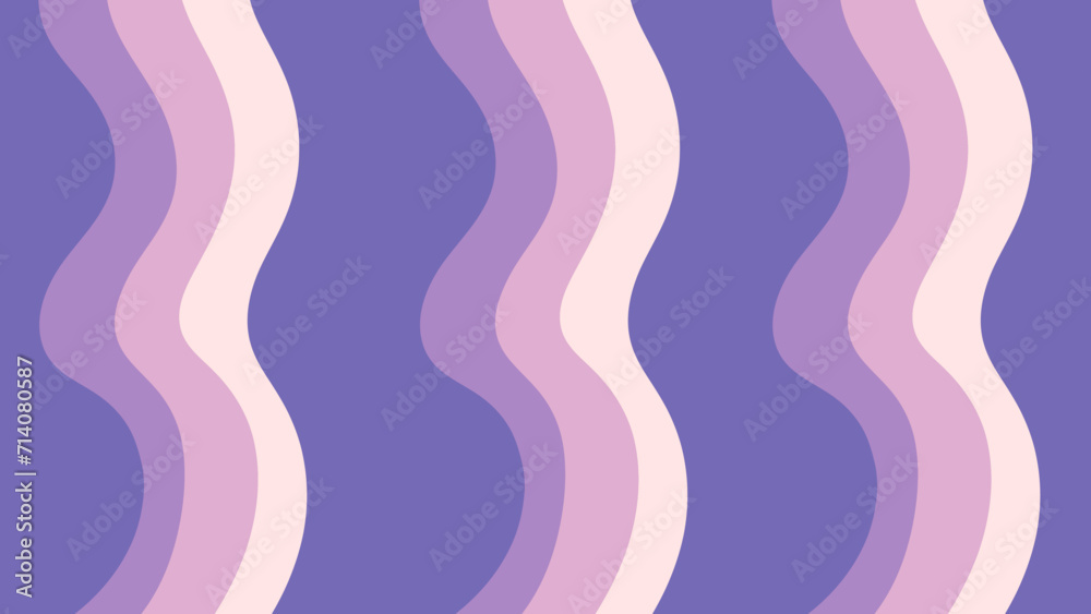 Purple wave seamless pattern abstract background