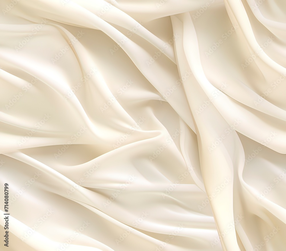 Fototapeta premium Light Ruched, Fabric Pattern, Seamless Pattern.