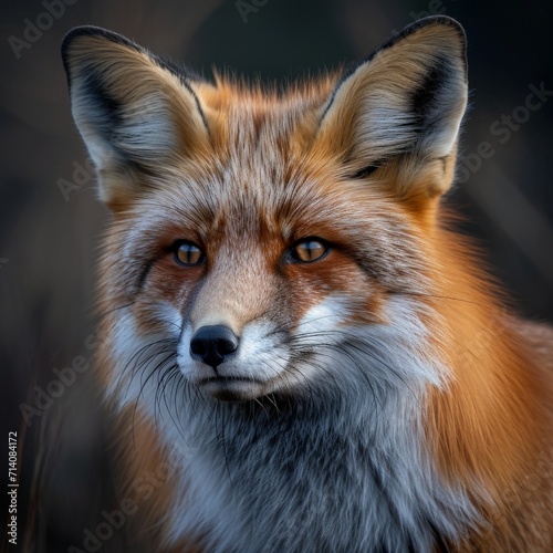 Close Up of a Red Foxs Face © BrandwayArt