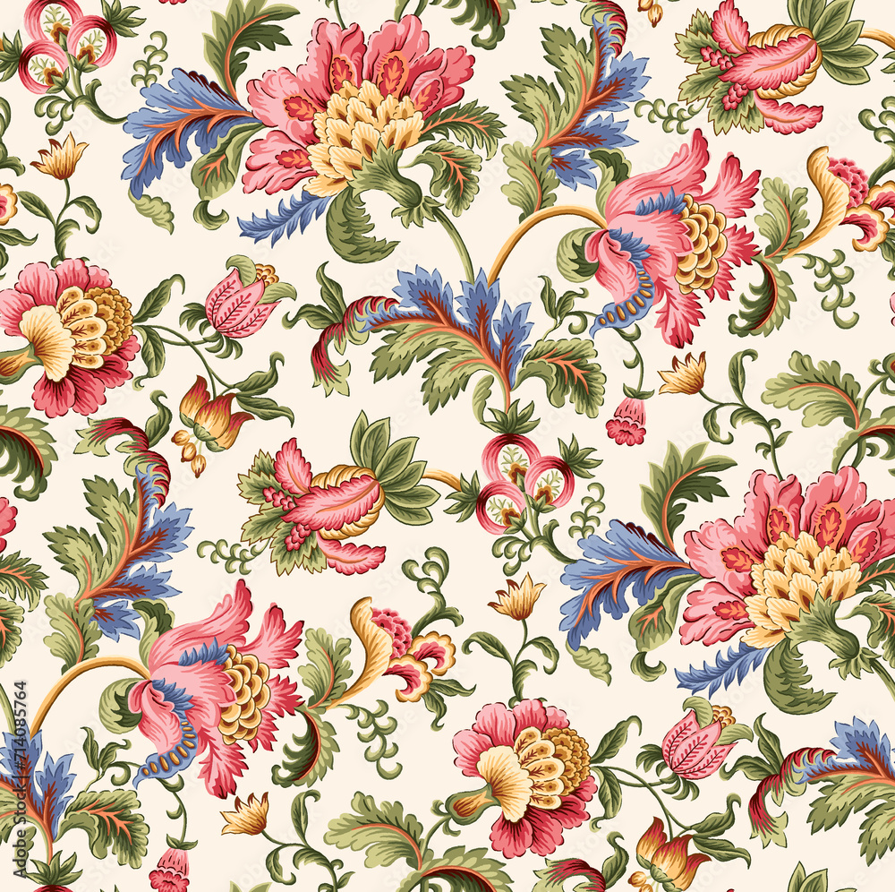 seamless floral pattern wallpaper nature