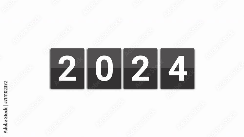 2023 to 2024. Flip the calendar going through the years from 2023 to 2024. Flip black scoreboard 2024. Flip page paper. Happy new year 2024. New year start and new year concept. 2023 to 2024. Flip the calendar going through the years from 2023 to 2024. Flip black scoreboard 2024. Flip page paper. Happy new year 2024. New year start and new year concept.