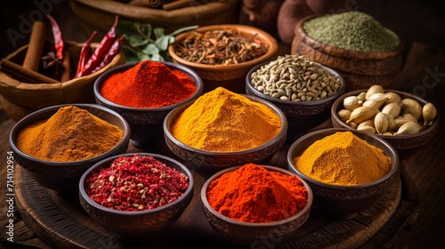 indian spices collection