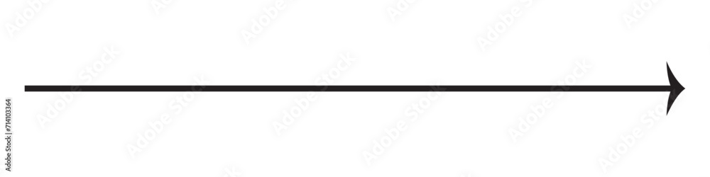 Long arrow vector icon. Black horizontal double arrow. Vector icon. Long arrow vector icon. Black horizontal double arrow. Vector icon.