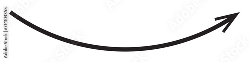 Black long arrow icon. Arrow pointing to the right.long Arrows vector set. Arrow icon collection. Set different arrows or web design