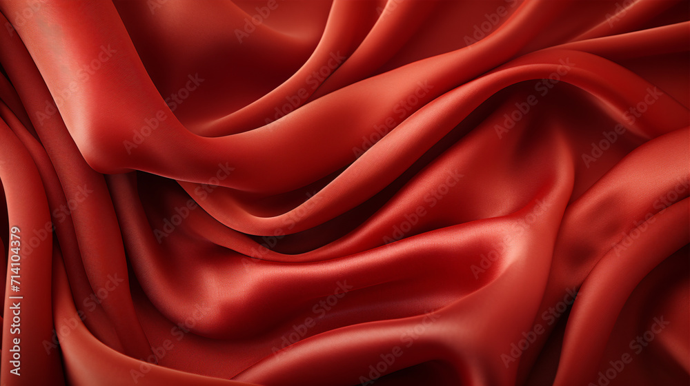 Obraz premium A macro shot of a neat drapery is seen.