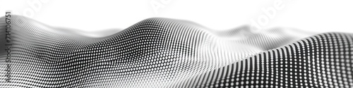 Abstract halftone background in monochrome style