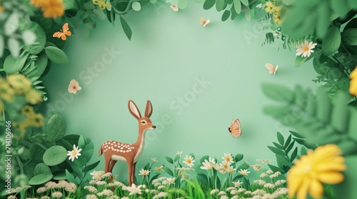 Wallpaper Mural National Wildlife Day Frame Background. Torontodigital.ca