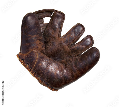 Photography Antique baseball gloves