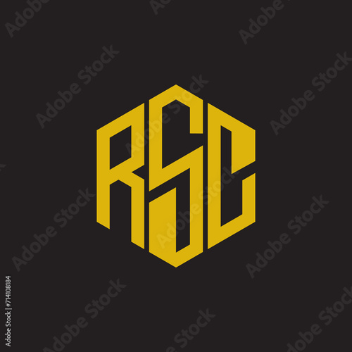Premium letter RSC logo concept for corporate and professional sector photo