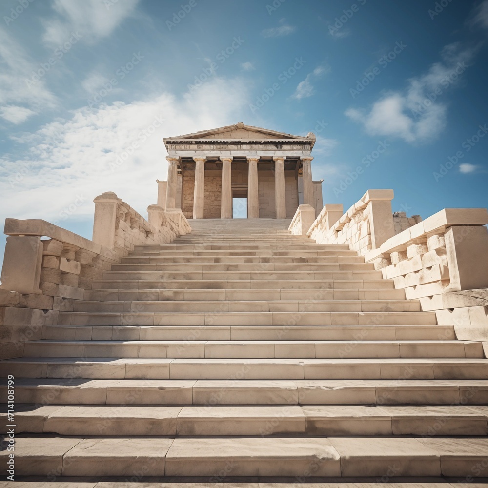 Obraz premium Well-preserved ancient greek temple of Concordia in the valley of temples in Agrigento, Sicily