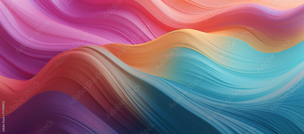 colorful wave pattern, gradation 91