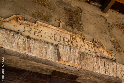 Resurgam sign means Rise Again photo