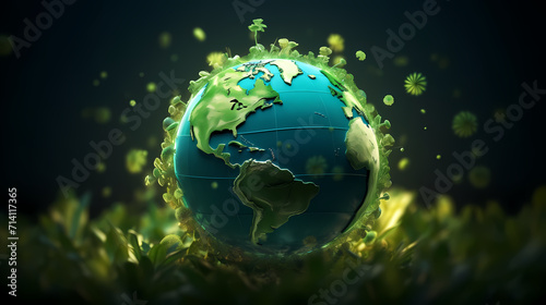 World environment day concept ecology protection environment, environmental protection background