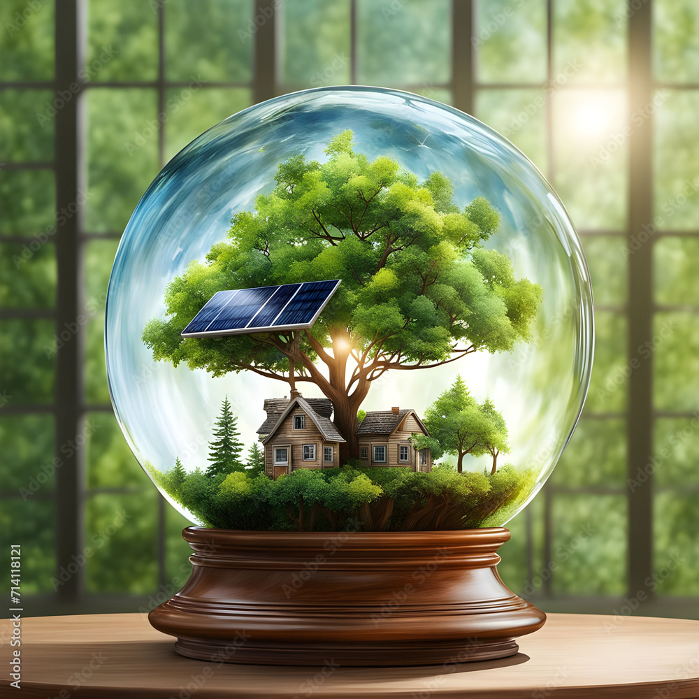 Clean Energy concept. A Guide to Renewable Energy Solutions Clean Energy concept. A Guide to Renewable Energy Solutions