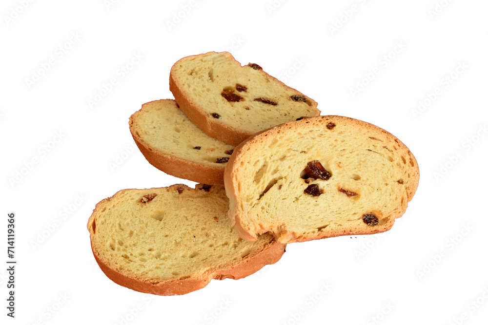 Sweet crackers with raisins.