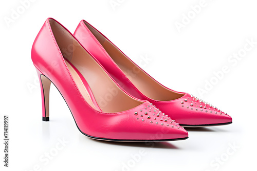 Women shoes isolated on white background.