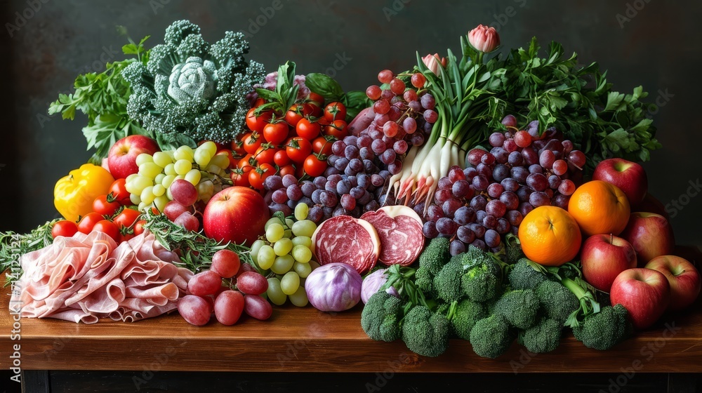 Culinary Delights Artfully presented and appetizing food arrangement, appealing to culinary interests Culinary Delights Artfully presented and appetizing food arrangement, appealing to culinary interests