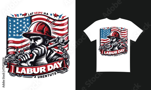 1st may labour day T-Shirt Design 