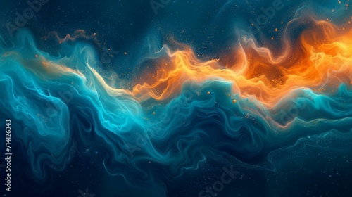 Swirling Elegance  High-Resolution Abstract Background with Gentle Oil Paint Swirls  Soothing Gradient  and Rich Texture