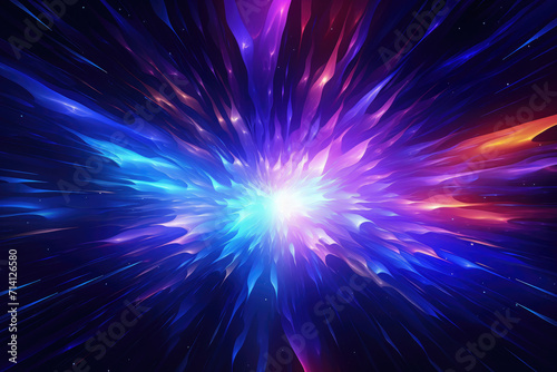 Colorful ultraviolet light composition spotlight background wallpaper