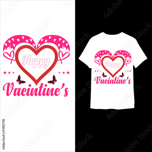 valentines day modern t shirt design