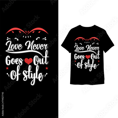 valentines day modern t shirt design