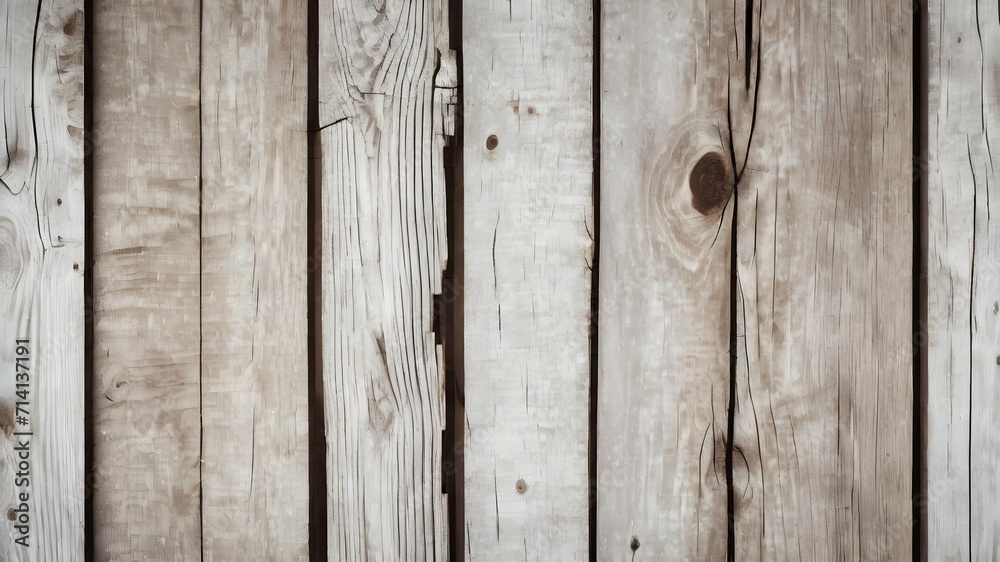 Fototapeta premium Seamless white wood texture background. Tileable hardwood floor planks illustration render, perfect for flatlays and backdrops.