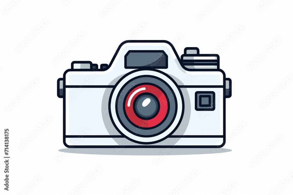Camera vector icon on white background Camera vector icon on white background