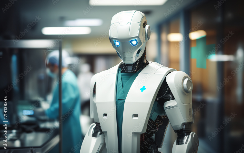 humanoid robot medical robot Medical assistant AI system Robotics working in hospitals humanoid robot medical robot Medical assistant AI system Robotics working in hospitals