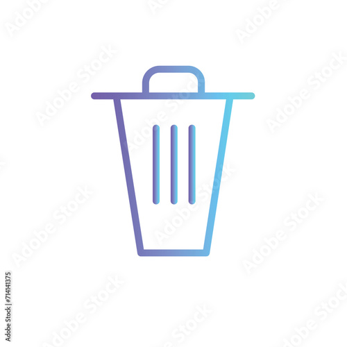 eraser text write line gradient icon