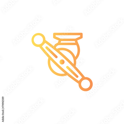 bait cast reel line gradient icon