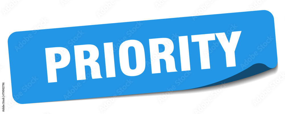 priority sticker. priority label priority sticker. priority label