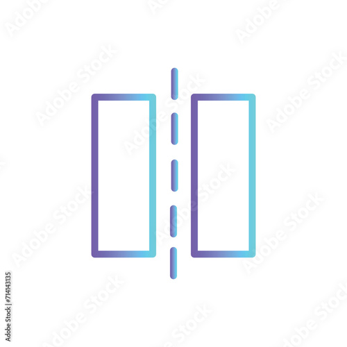 break editor page line gradient icon