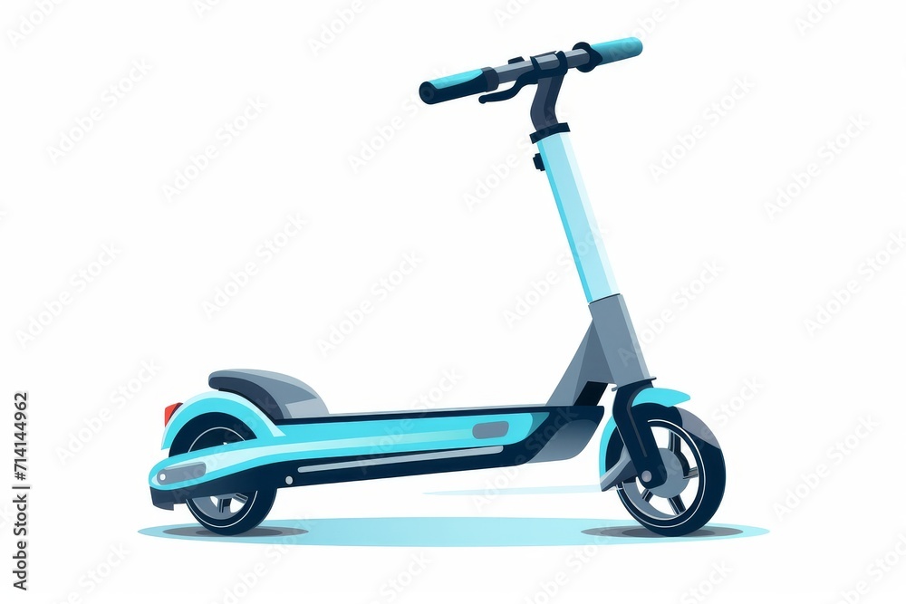 Electric push scooter icon illustration Electric push scooter icon illustration