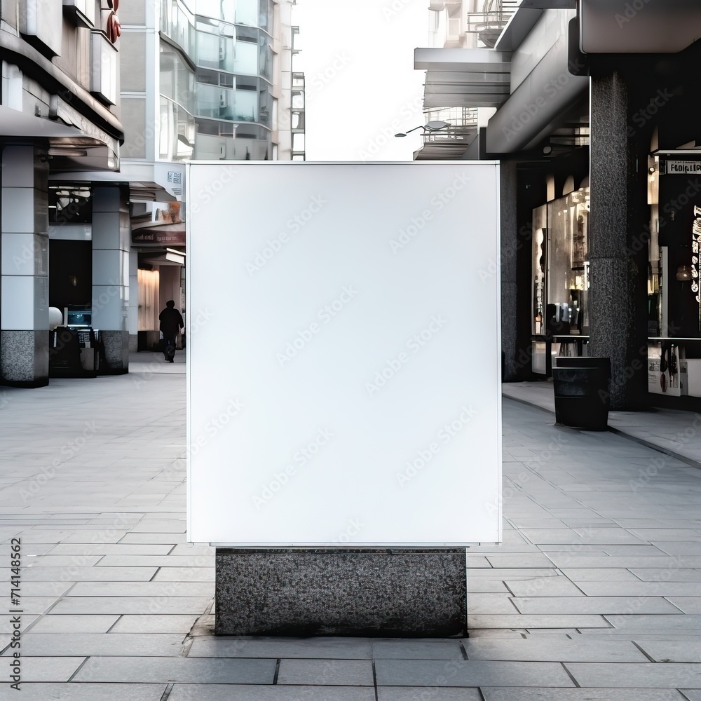 Empty white sign in front of a shop Hyper realistic, organic movement, poster, Instagram, front shot, street scene, style of video art, inspirational, poster, in style of realistic atmosphere, photo t Empty white sign in front of a shop Hyper realistic, organic movement, poster, Instagram, front shot, street scene, style of video art, inspirational, poster, in style of realistic atmosphere, photo t