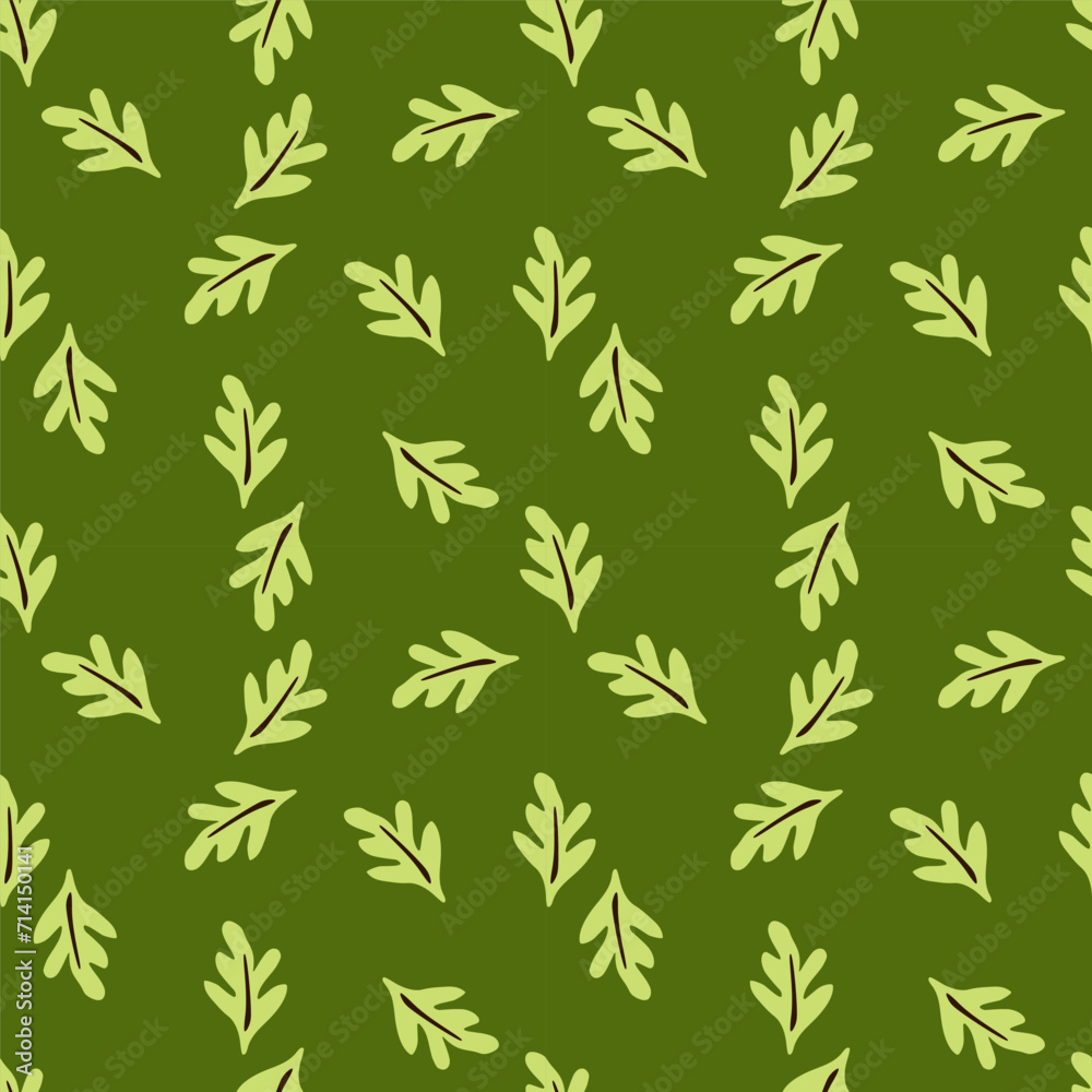 Elegant seamless leaves pattern. Elegant seamless leaves pattern.