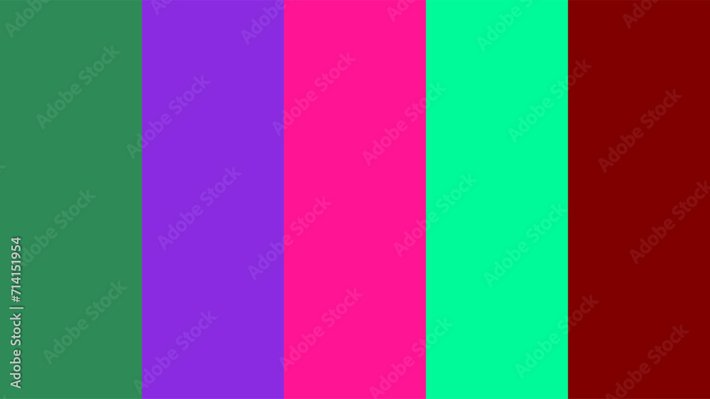 color palette sea green, blue violet, pink punch, medium spring green, rich maroon