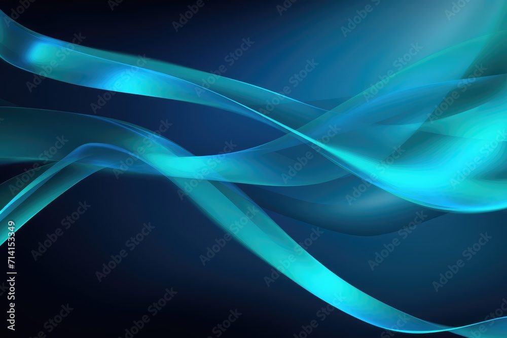 Abstract background awareness teal ribbon for awareness like Vulva cancer, Anxiety Disorder or Compulsive disorder Abstract background awareness teal ribbon for awareness like Vulva cancer, Anxiety Disorder or Compulsive disorder