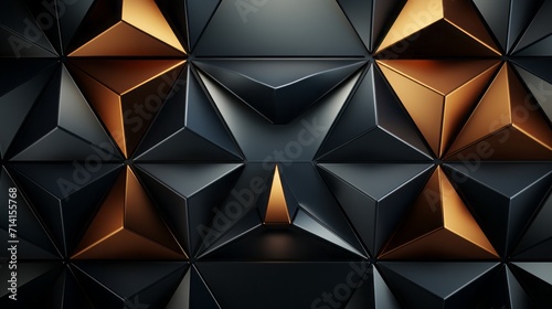 Background pattern triangle, black, flat, minimalist,