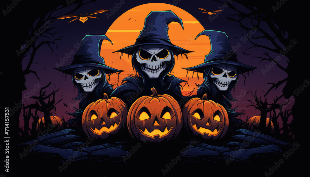 Halloween scary vibes background Halloween scary vibes background