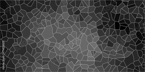 Seamless pattern mosaic marble pattern texture with seamless shapes. dark and light gray Geometric Modern creative background. Gray Geometric Retro tiles pattern. Gray hexagon ceramic. photo