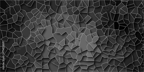 Seamless pattern mosaic marble pattern texture with seamless shapes. dark and light gray Geometric Modern creative background. Gray Geometric Retro tiles pattern. Gray hexagon ceramic.
