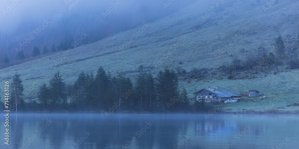 Fototapeta premium fog in the mountains, 