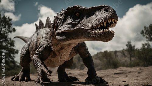 tyrannosaurus rex dinosaur The vicious dinosaur was a phony. It pretended to be real and cool and badass, 