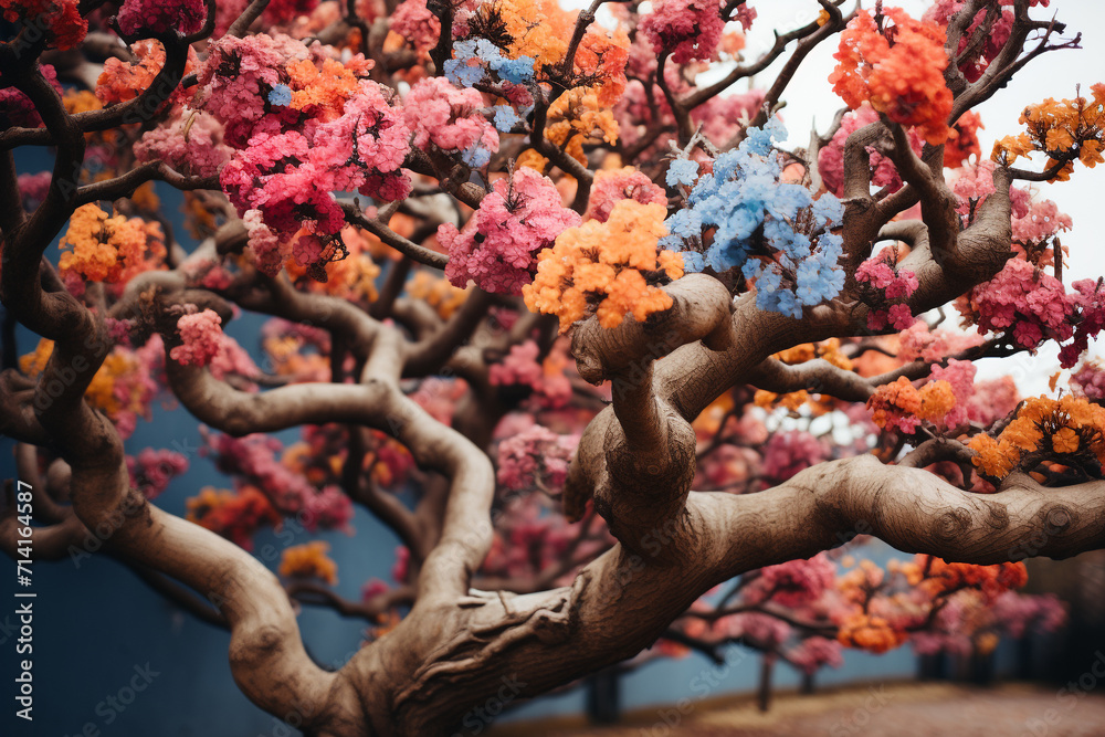 vibrant the enduring strength and flexibility of trees as they 