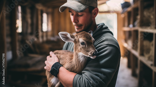 A heartfelt photograph capturing a wildlife rehabilitation center in action, with dedicated staff caring for injured and orphaned animals, showcasing the compassion and commitment to wildlife welfare