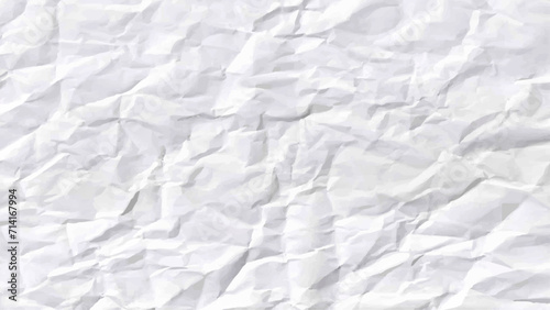 Background or crumpled white paper